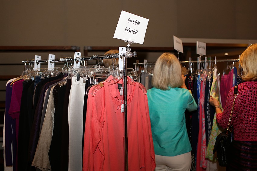 Guests browsed resale items from the boutique shop.