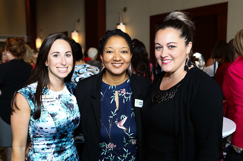 Sarah Wertheimer, Dawnyelle Singleton and Mya Widmeyer