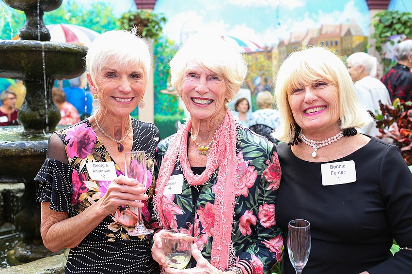 Georgia Anderson, Ann Cooper and Bonnie Femec