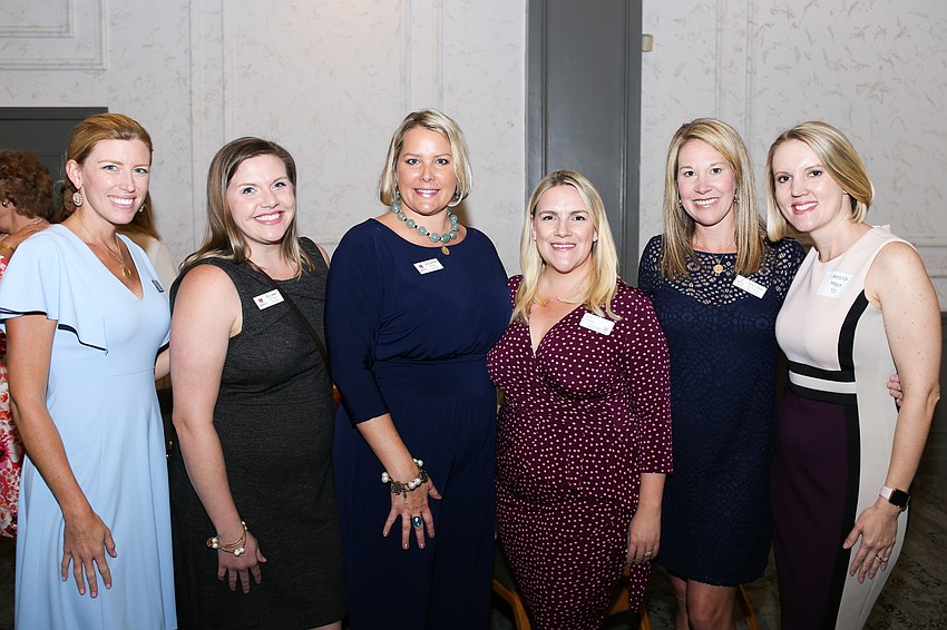 Britt Riner, Ella Lewis, President Amy Sankes, Erin Christy, Sarah Lodge and Jessica Hayes