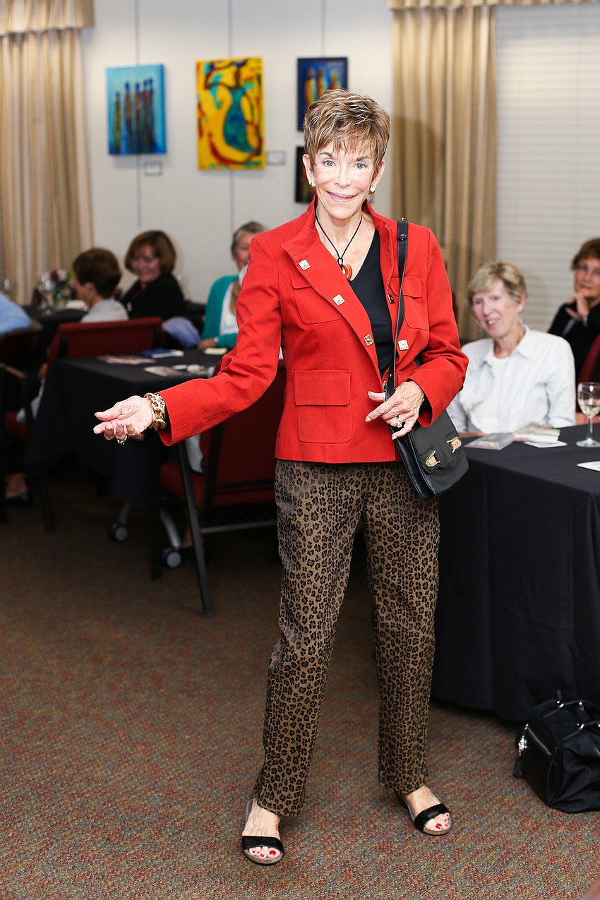 Susan Scarbrough strikes a pose.