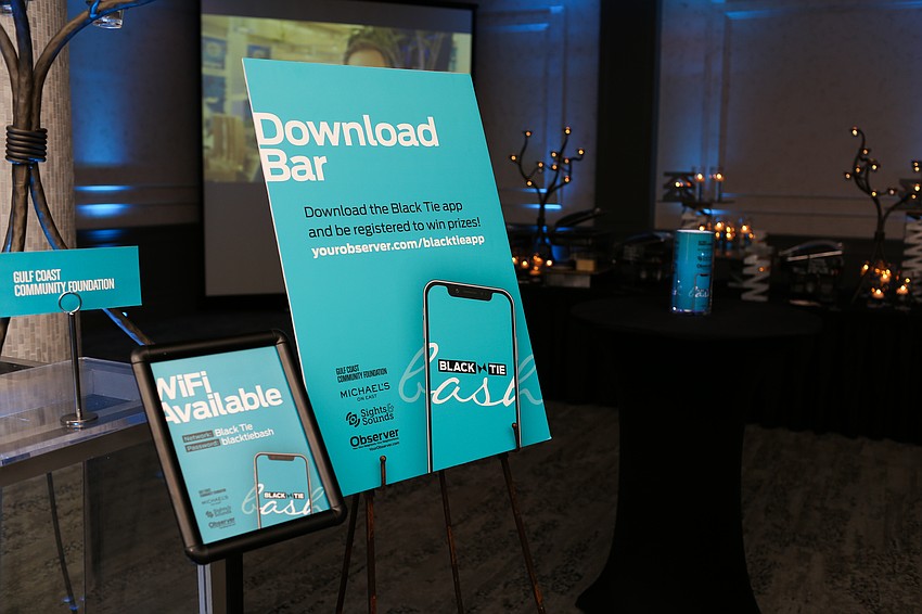 Guests could visit the IT bar for help with downloading the app.