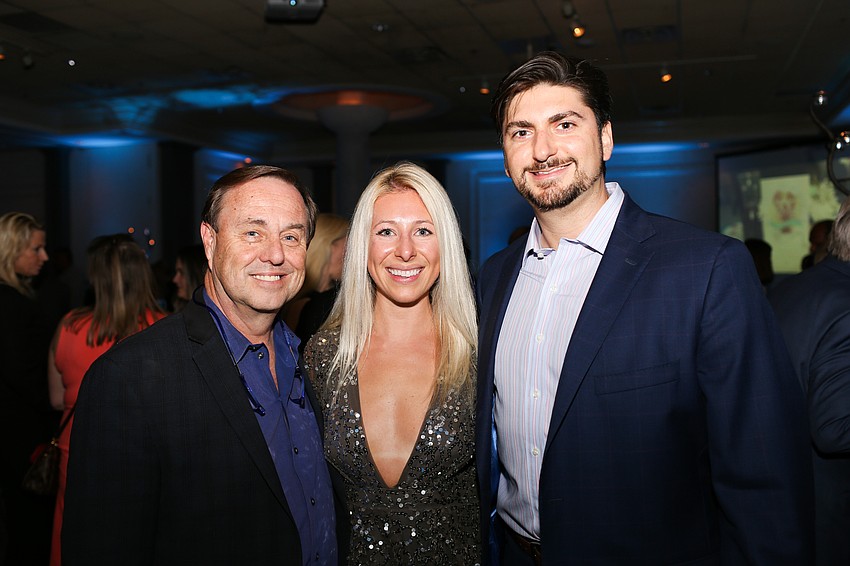 Tom Waters with Anna and Will Chase