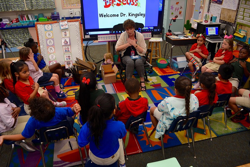 Kingsley told students she hoped they felt loved. 