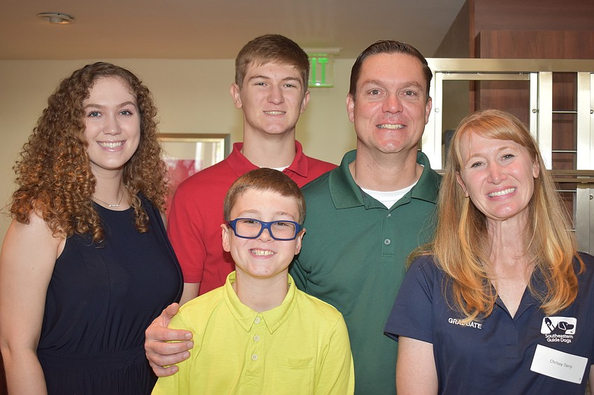 Madison, Zachary, Landon, Brock and Chrissy Terry