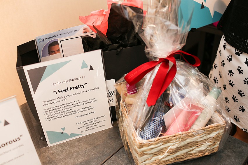 A few lucky guests were able to take home a prize from the chance raffle.