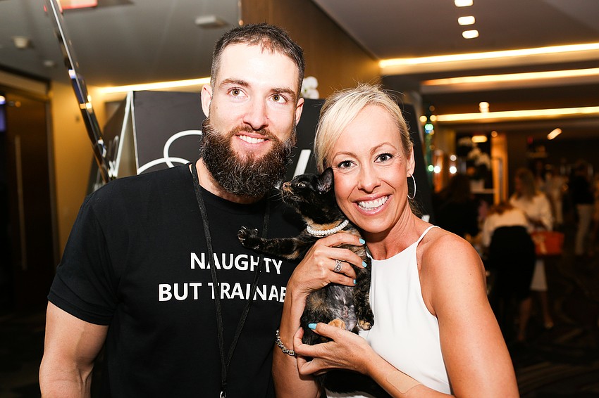 Jonathan Simos and Daria Spina with Tulip