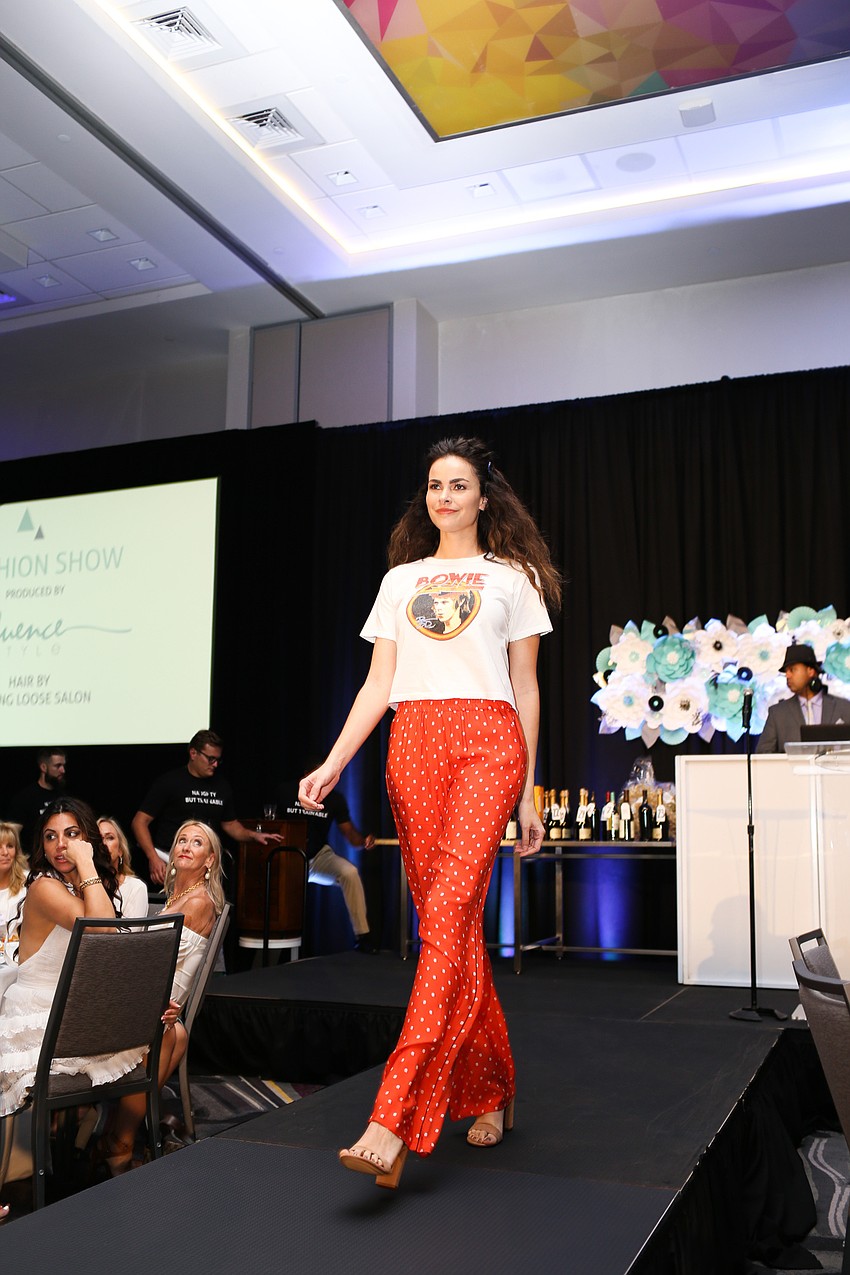 The fashion show was put on by Influence Style.