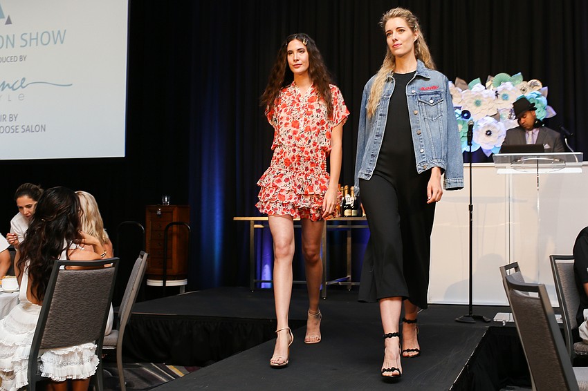 The fashion show was put on by Influence Style.
