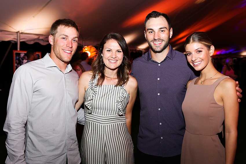 Paul and Paige Fy with Tanner Scott and Ashley Dickerson