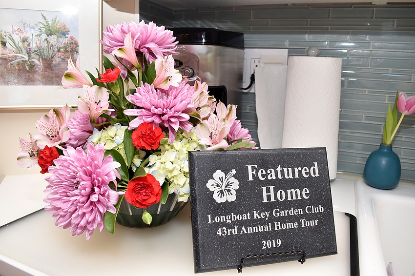 Each of the featured homes received a plaque to display.