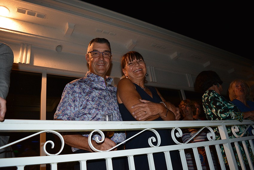 Bill and Carmel Shea have only lived in Tara Golf and Country Club for one year, but said they were eager to join in on the fun.