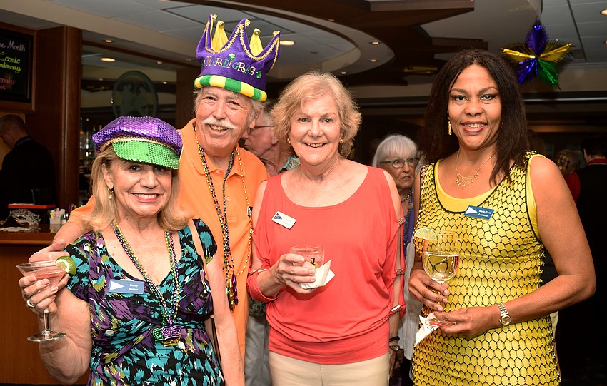 Sandy and Andy Barnes, Karen Cogbill and Marie-Elsie Lousteau