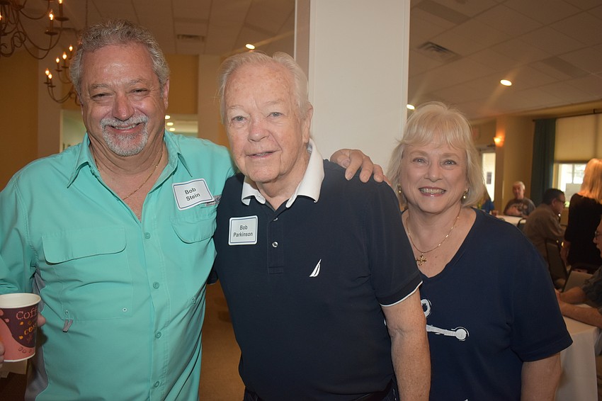 Bob Stein, Bob Parkinson and Eileen Parkinson