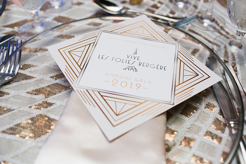 The menu card matched the rest of the decor.