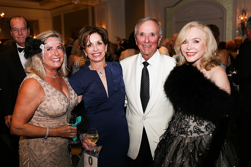 Susan Tavers, Elizabeth and Gary Butler with Margaret Wise