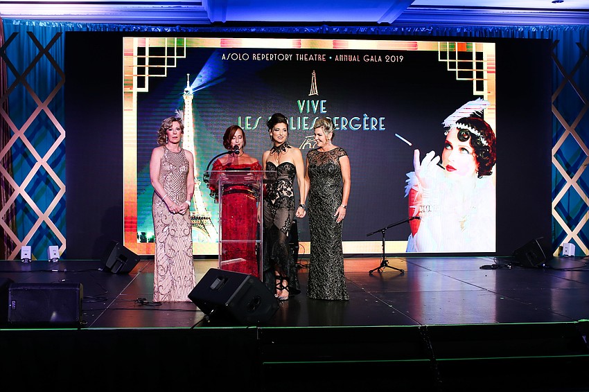 The co-chairwomen graced the stage to thank guests and sponsors.