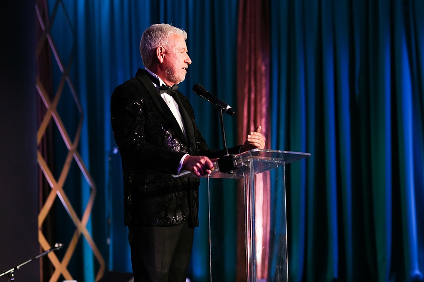 Producing Artistic Director Michael Donald Edwards told guests about the Asolo Rep season.