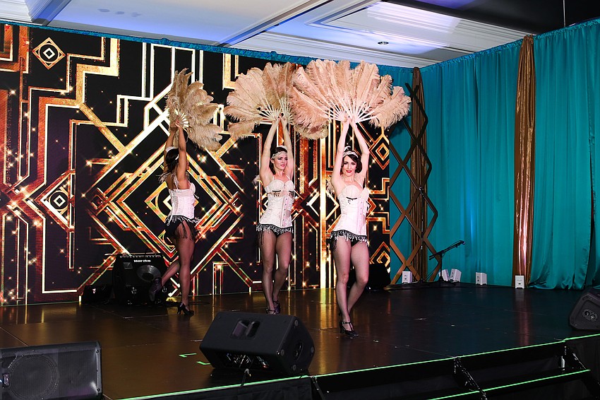 The Parisian Cabaret Show delighted guests.