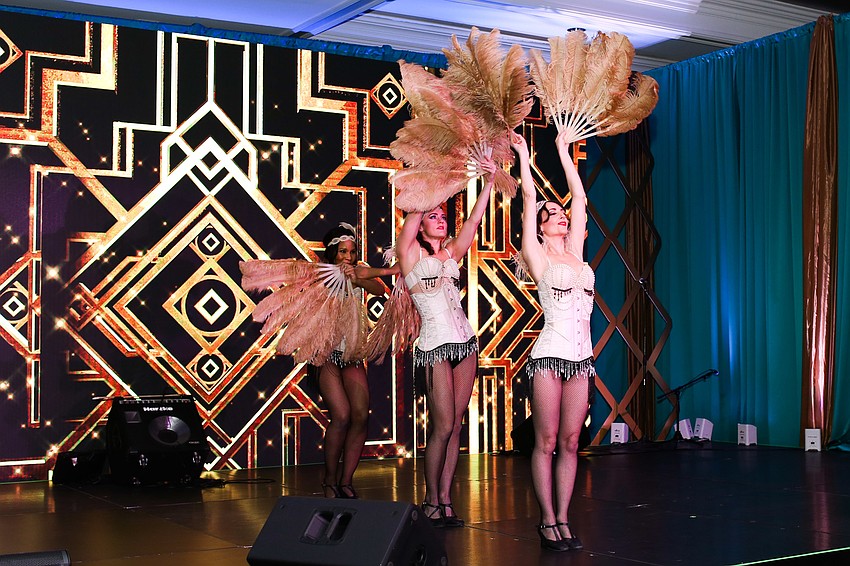 The Parisian Cabaret Show delighted guests.