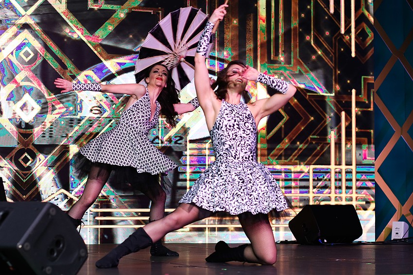 The Parisian Cabaret Show delighted guests.