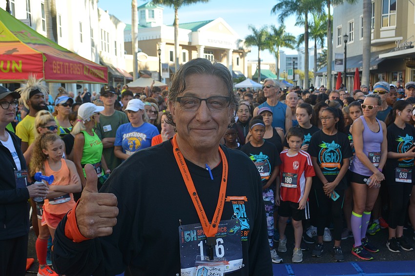 Jamie Serino, the executive director of Take Stock in Children-Manatee County, was thrilled with the turnout for the race.
