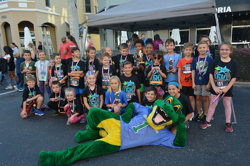 Gullett Elementary School's Running Club was well-represented at the race.
