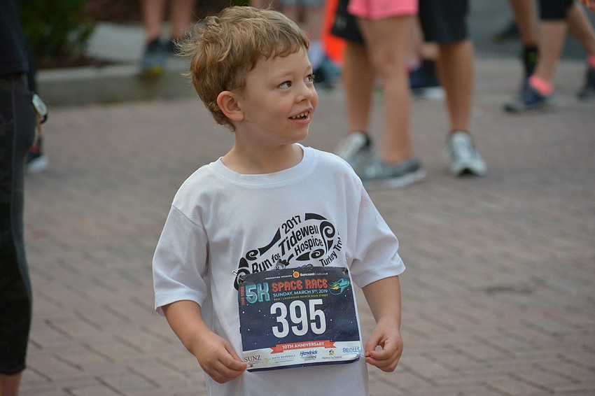 Lakewood Ranch's Cody Tana gets ready for the 4-year-old race.
