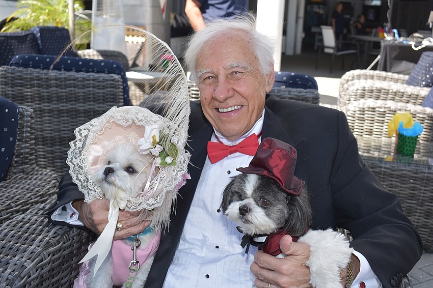 John August with his puppies Kaylee and Buckeye