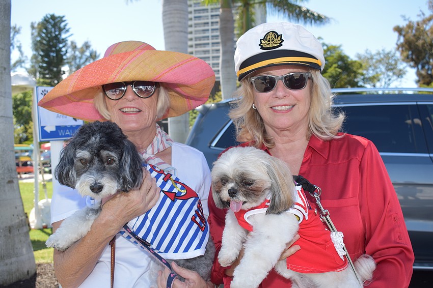 Cherie Kinerk and Nancy Payzant with Mercedes and Daisy