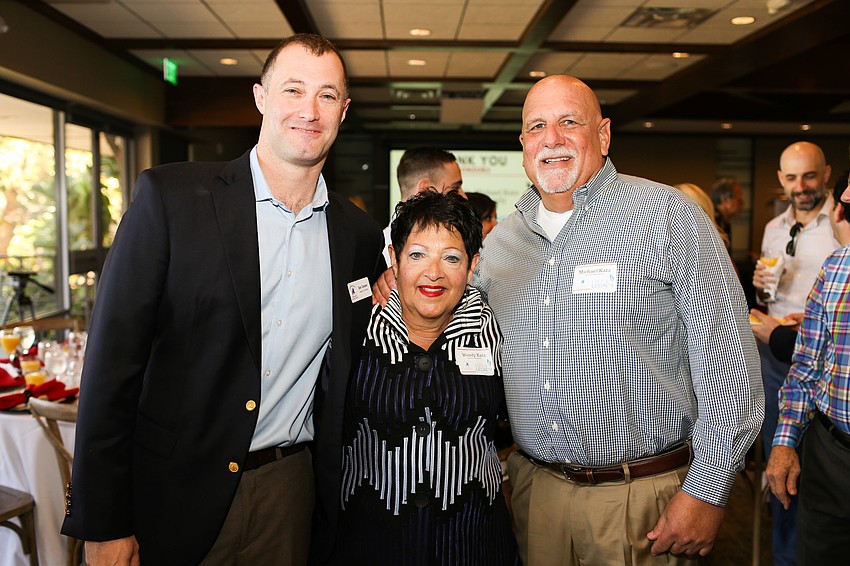 Co-Chairman and Hershorin Schiff Community Day School Head of School Daniel Ceaser, Honoree Wendy Katz and Co-Chairman Michael Katz