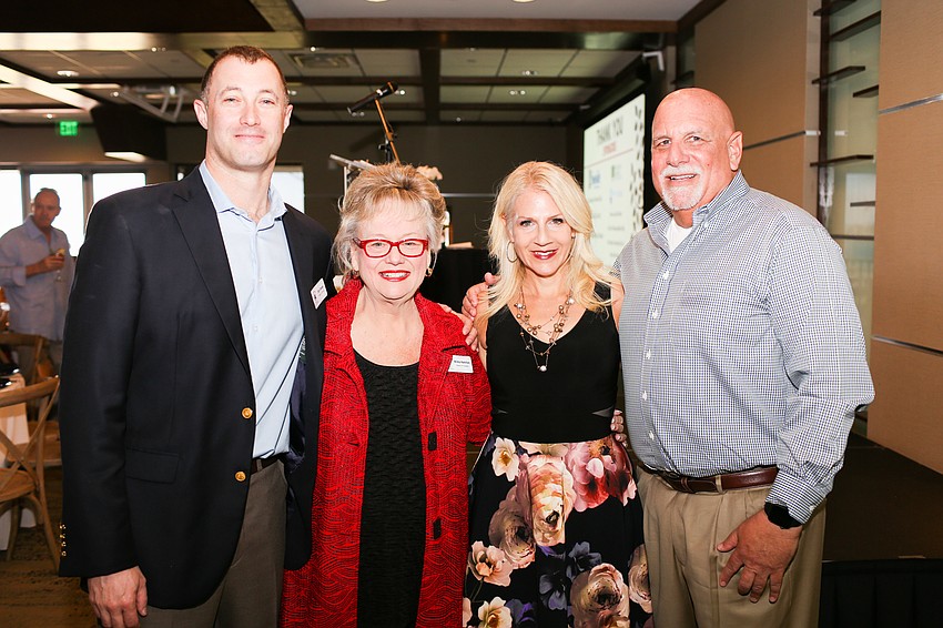 Co-Chairs Hershorin Schiff Community Day School Head of School Daniel Ceaser, Wilma Hamilton Delp, Stephanie Katz Lirio and Michael Katz