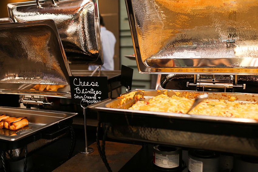 Brunch was served buffet style.