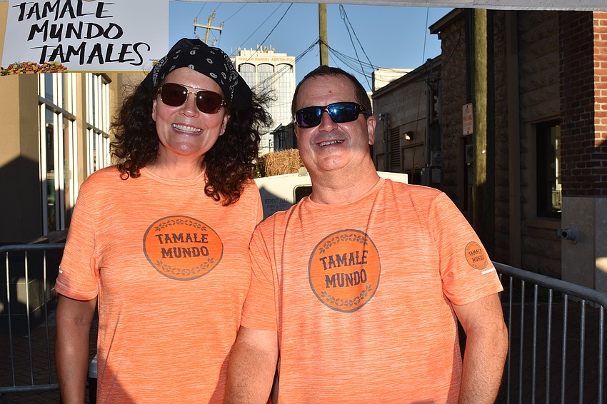 Valerin Emery and Bob Gouge from Tamale Mundo