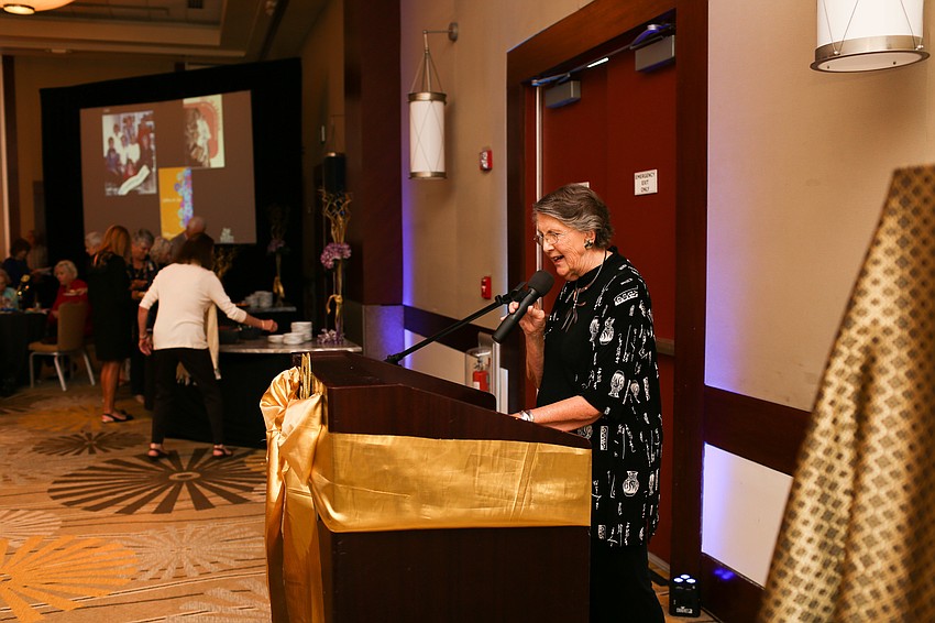 President Vern Weitz welcomed special guests to the party.