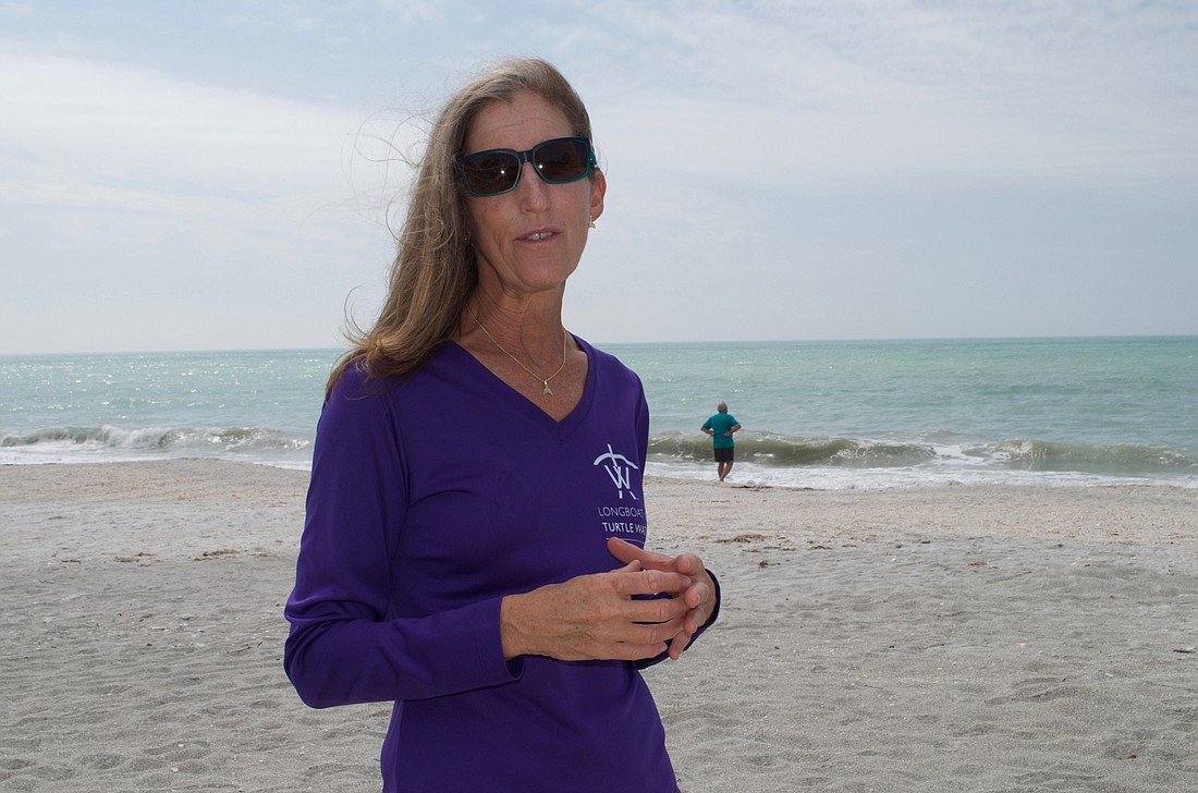Cyndi Seamon of Longboat Turtle Watch said the town is enforcing its turtle protection more.