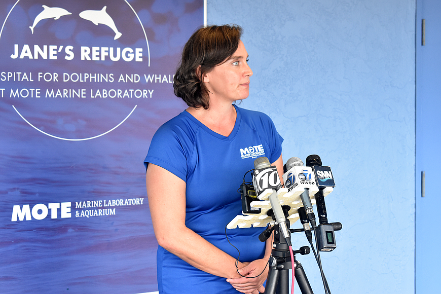 Gretchen Lovewell, the program manager for Moteâ€™s Stranding Investigation Program will close out the series with â€œRed tideâ€™s toll on marine animals: Stories from Moteâ€™s Stranding Investigation Program" on March 25. File photo