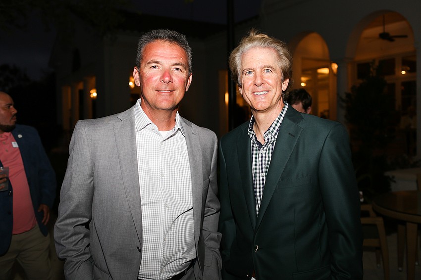 Urban Meyer and Mark Miller