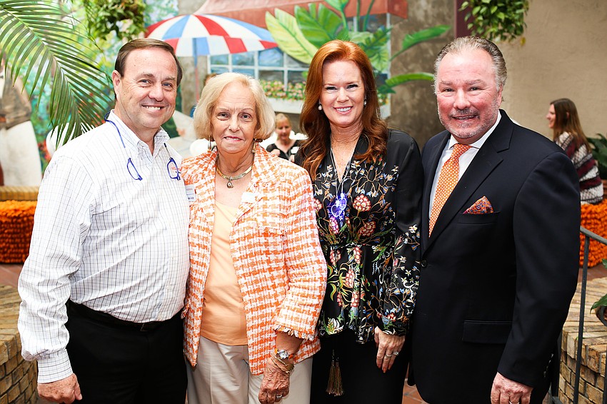 CEO Tom Waters with Honorary Co-Chairs Ginger Judge and Terri and Michael Klauber
