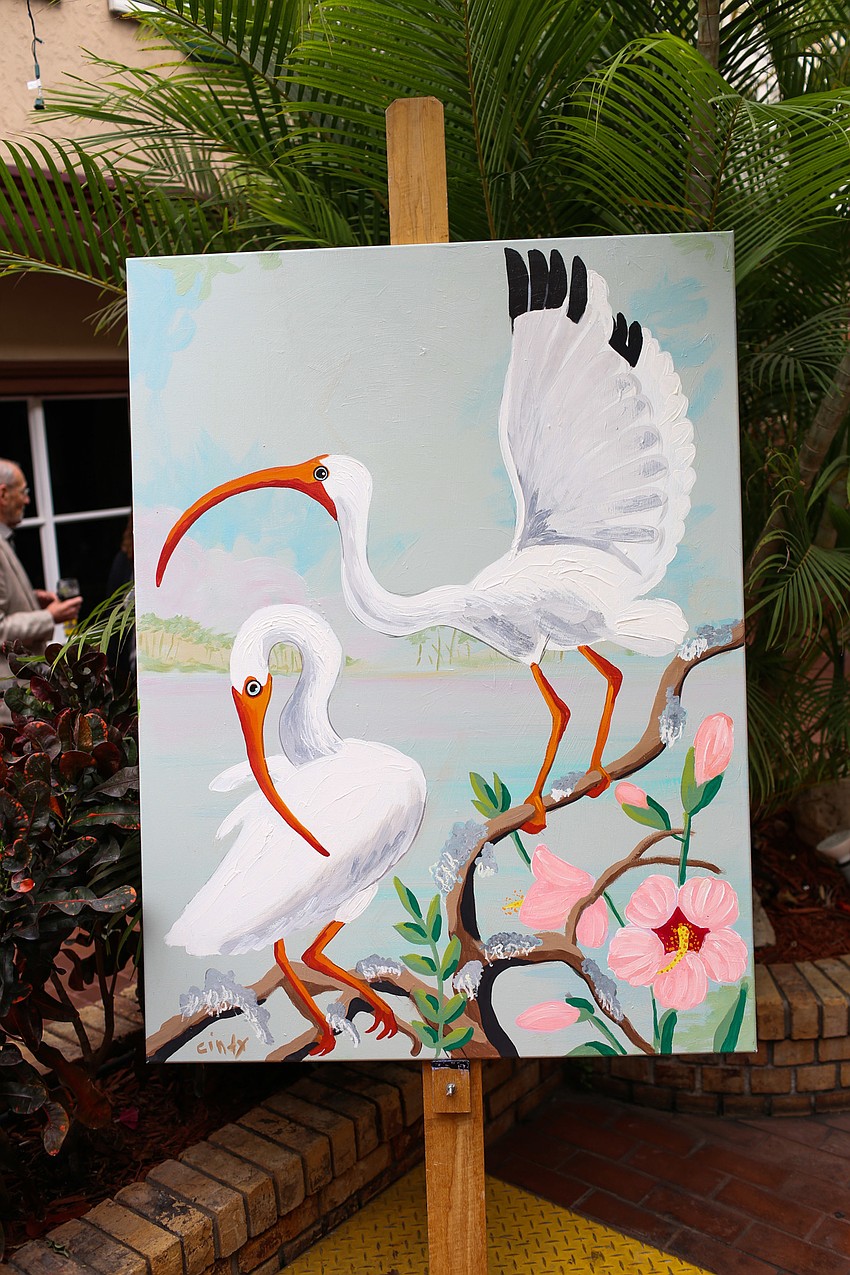 Art from the Easterseals Happiness House was for sale, with 70% of the funds going back to the artist.