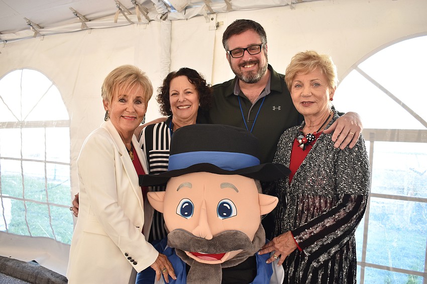 Opening Night Sponsor Party Chairwoman Bunny Skirboll, Jewish Film Festival Co-Chairwoman Cheryl Shapiro, opening night film producer Jeremy Newberger and Jewish Film Festival Co-Chairwoman Fran Braverman