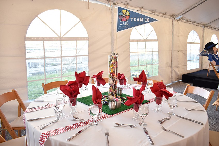 The event was baseball themed for the opening night film,  “Heading Home: The Tale of Team Israel.”