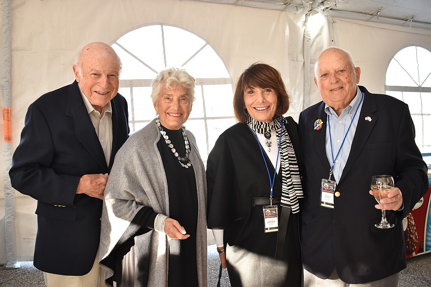 Alan and Ruth Ades with Barbara and Philip Meltzer