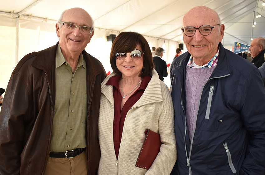 David Chaifetz with Sylvia and Norman Samet