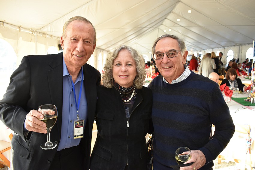 Sy Goldblatt, Lauri Pollack and Bert Rapowitz