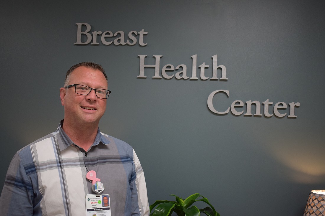 Shawn Imhoof, Director of Imaging Services at the Lakewood Ranch Medical Center, at the new Breast Health Center.