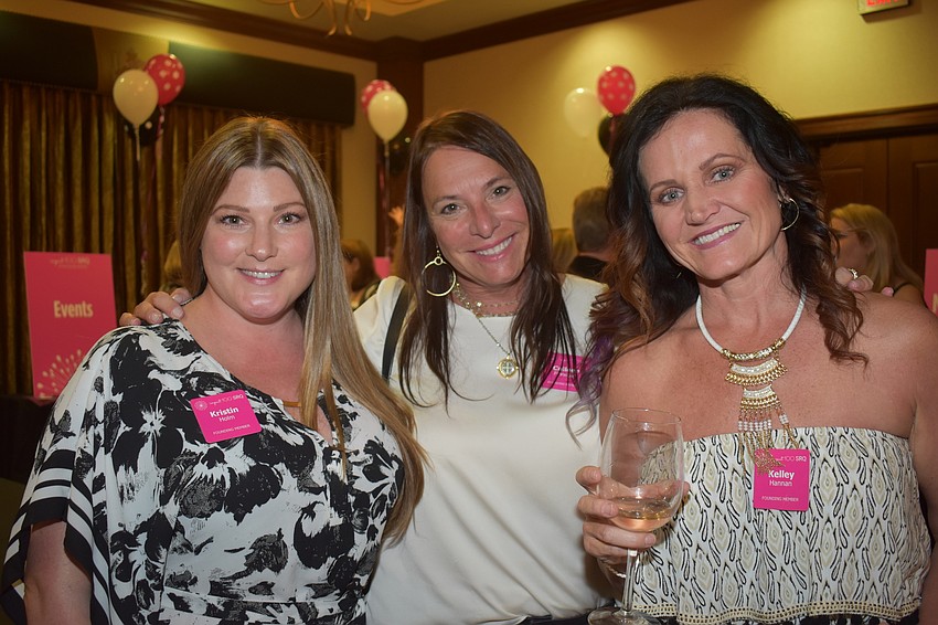 Kristin Holm, Colleen Finnegan and Kelley Hannan