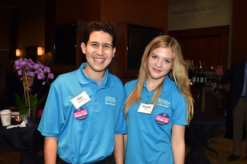 Planned Parenthood Peer Educators Alex Ivanchev and Kaycee Lee