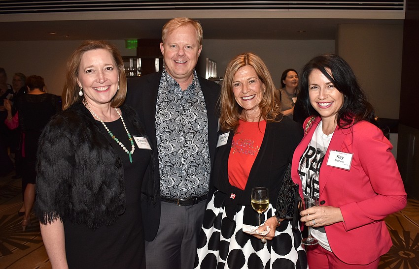 Christine and Bill Johnson, Claudio Cardillo and Kay Mathers