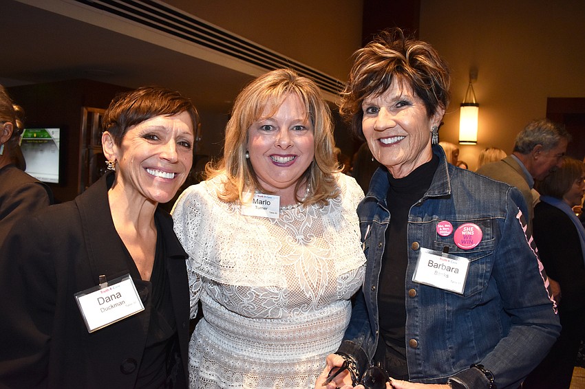 Dana Duckman, Marlo Turner and Barbara Banks